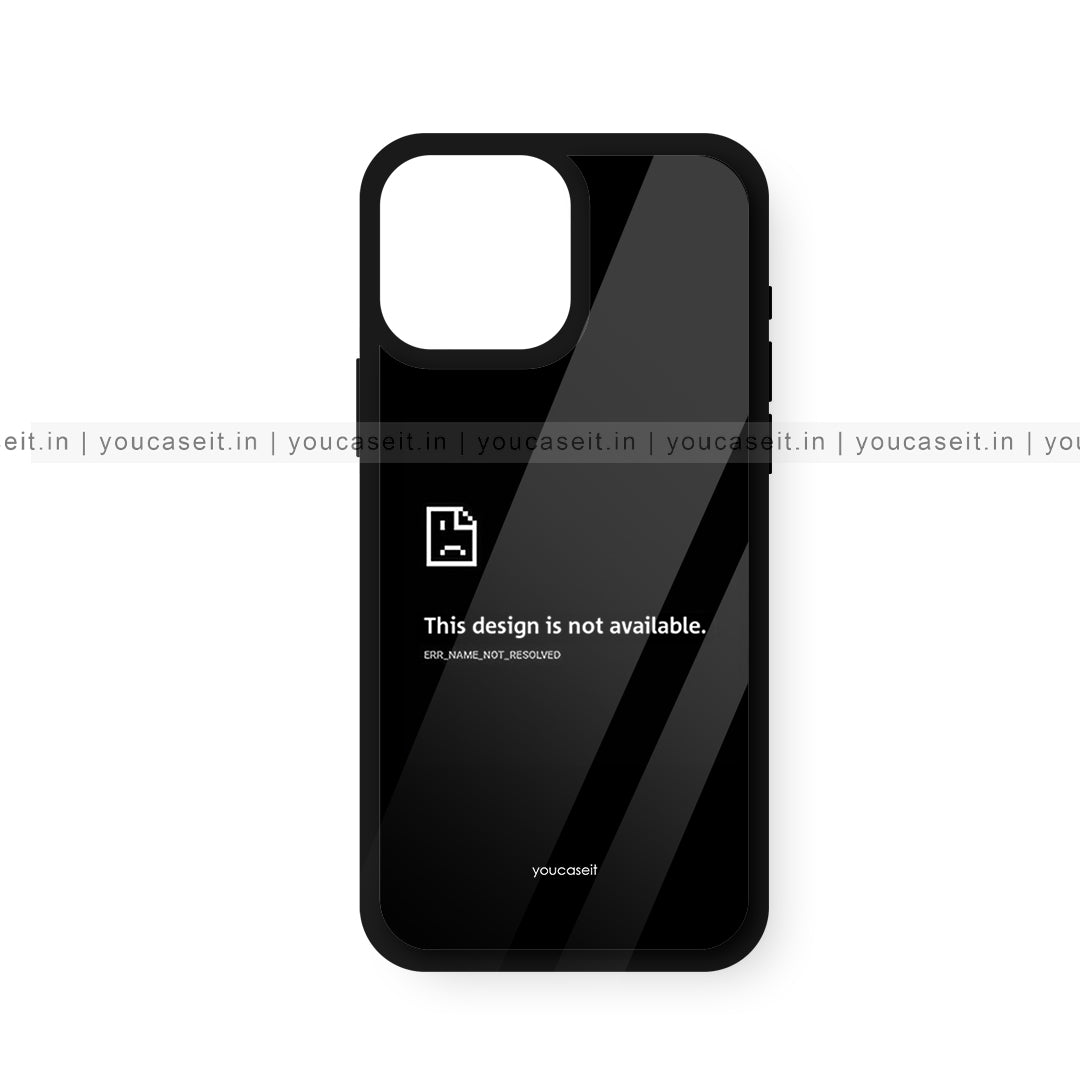 Design Not Available Error Glossy Case