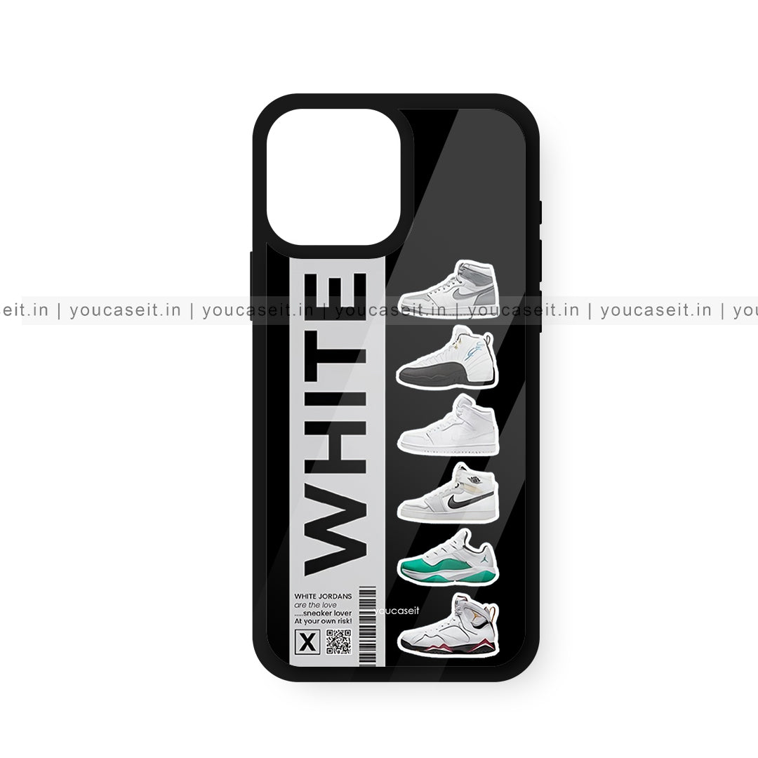 White Sneaker Collection Glossy Case