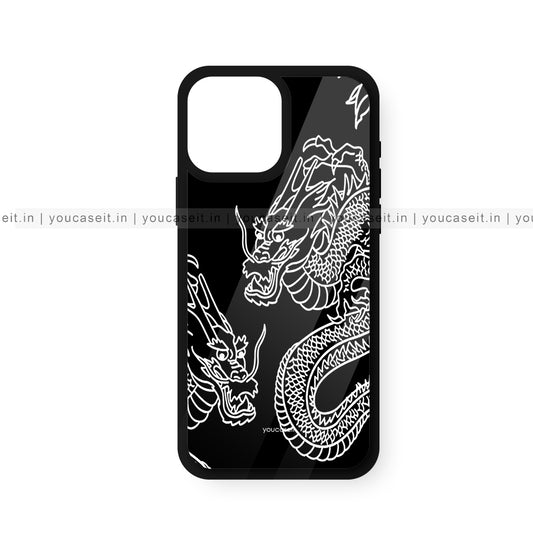 Dragon Doodle Glossy Case