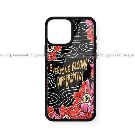 Everyone Blooms Differently Glossy Case