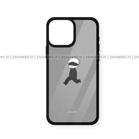 Gojo Chibi Character Glossy Case