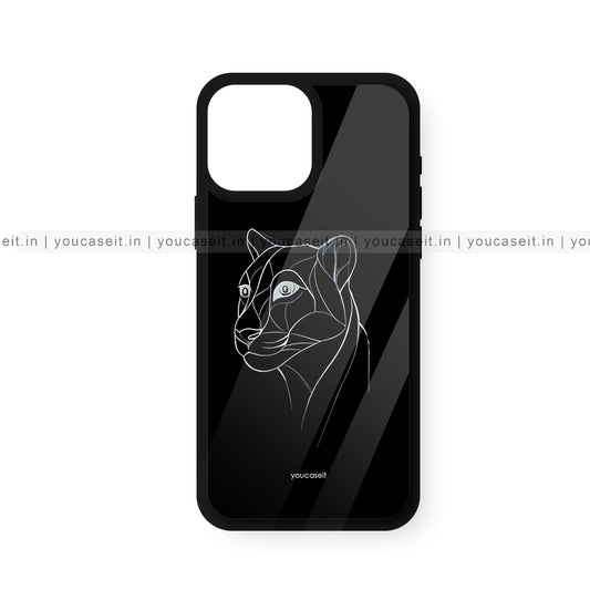 Panther Face Glossy Case