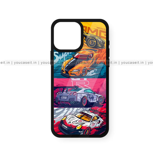 Racing Cars Glossy Case