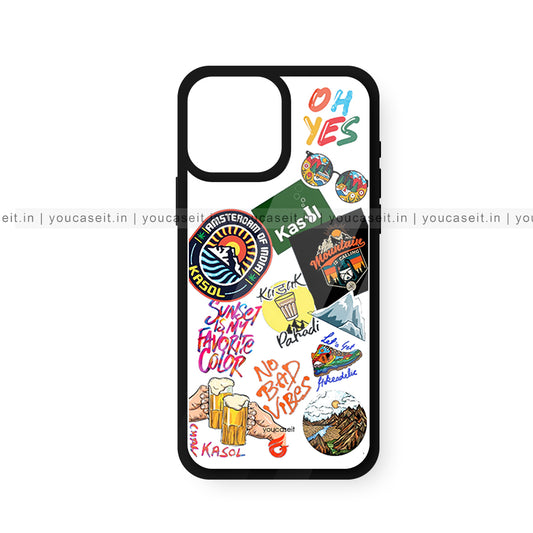 Travel Holic Stickers Glossy Case