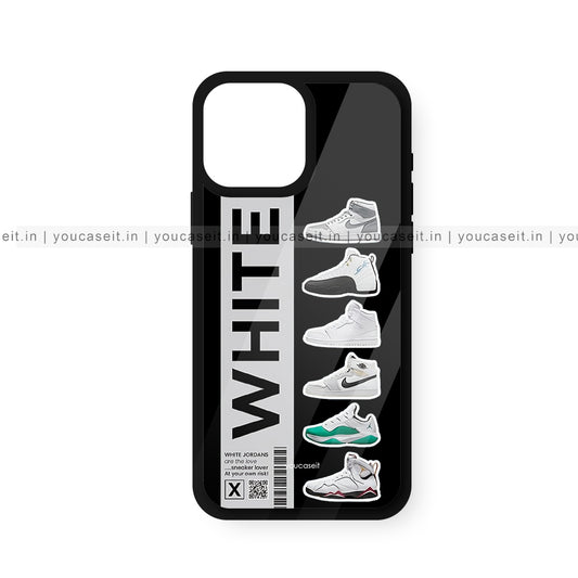 White Sneaker Collection Glossy Case